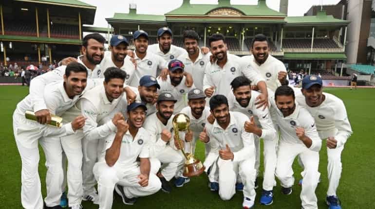 Aussie skipper Paine congratulates India
