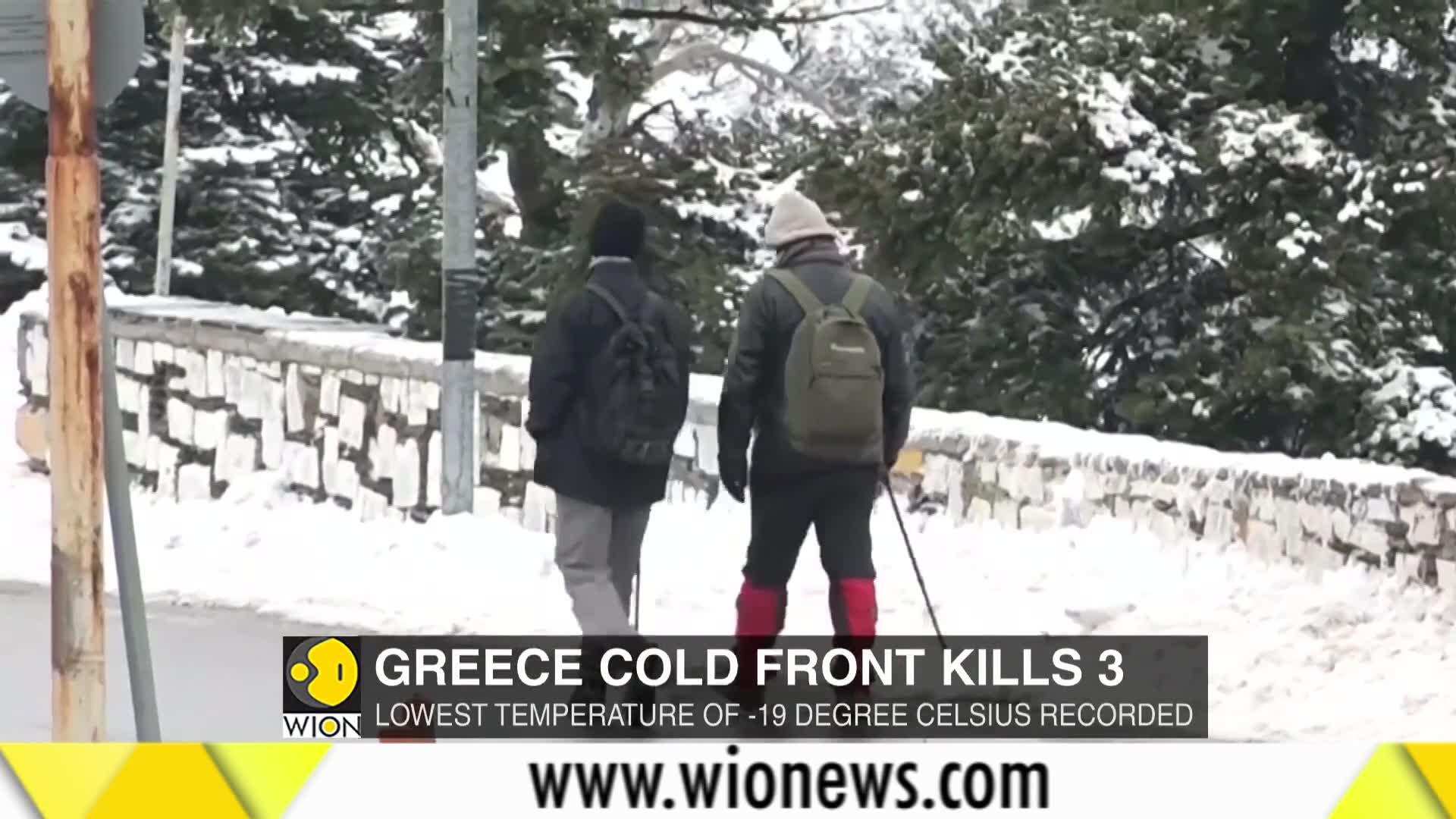 Intense cold kills three in Greece World News