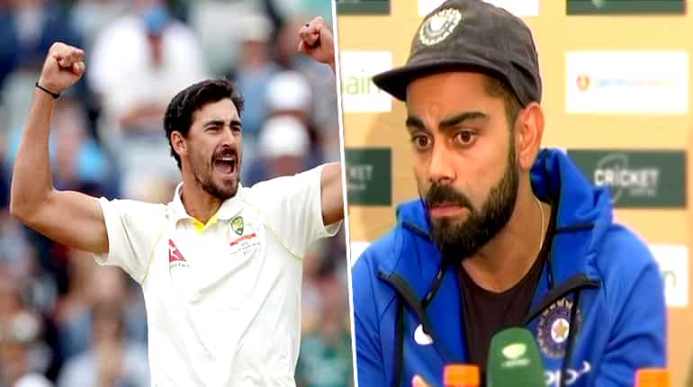 Give Mitchell Starc 'space not pressure' to work things out, says Virat Kohli