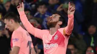Lionel Messi on target again as Barcelona stretch La Liga lead