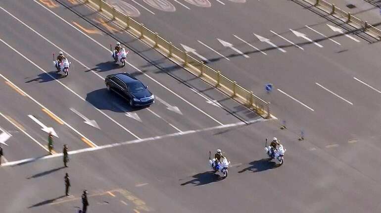 North Korea leader arrives in Beijing after warning of alternate path to US talks