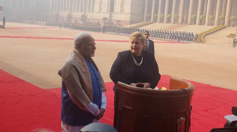 Want friendship and partnership with India: Norway PM Erna Solberg Want friendship and partnership with India: Norway PM Erna Solberg