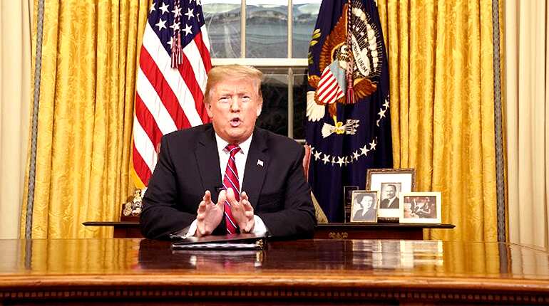 Watch: Growing humanitarian, security crisis at our southern border, says Trump in televised address