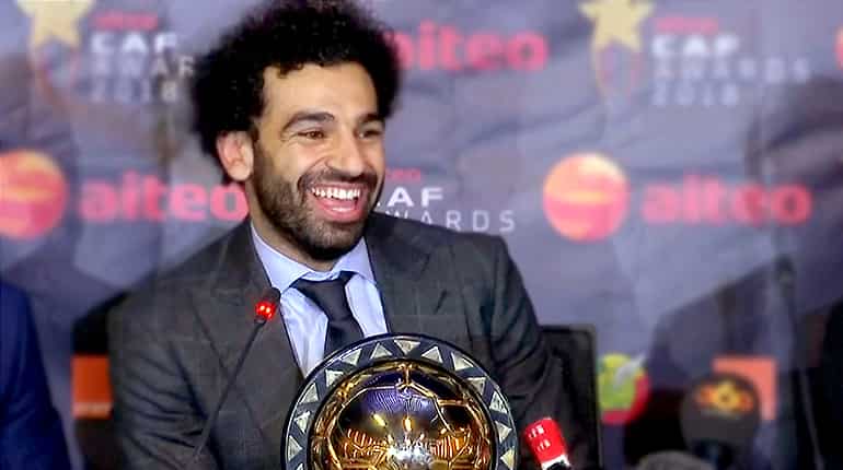 Watch: Egypt's Salah voted African Footballer of the Year Watch: Egypt's Salah voted African Footballer of the Year