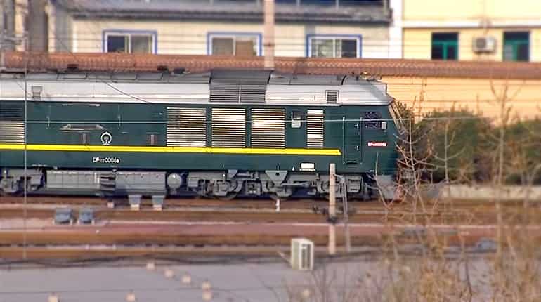 Train believed to be carrying North Korea's Kim leaves Beijing