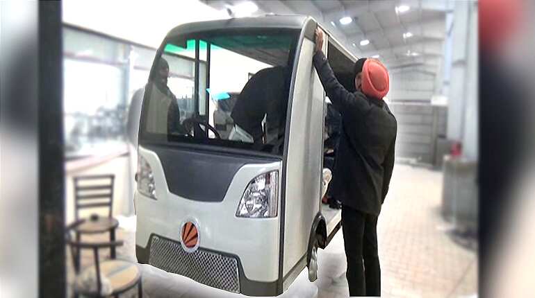 Punjab students make India's first solar-powered, driverless bus