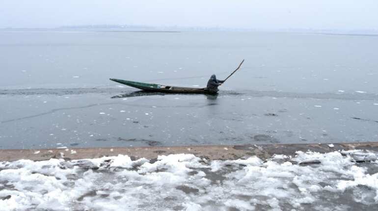 Jammu & Kashmir: Dal Lake freezes as Srinagar records lowest temperature in 28 years