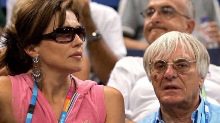 Bernie Ecclestone with Slavica