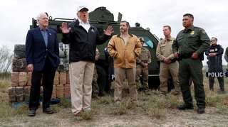 21 bodies found after drug gang shootout on US-Mexico border as Trump visits