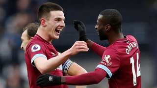 Declan Rice's first West Ham goal enough to sink Arsenal