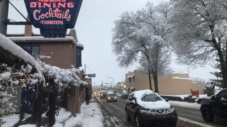 Winter storm in Washington