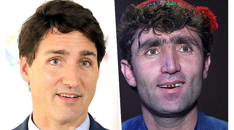 Justin Trudeau's double spotted on Afghan talent show