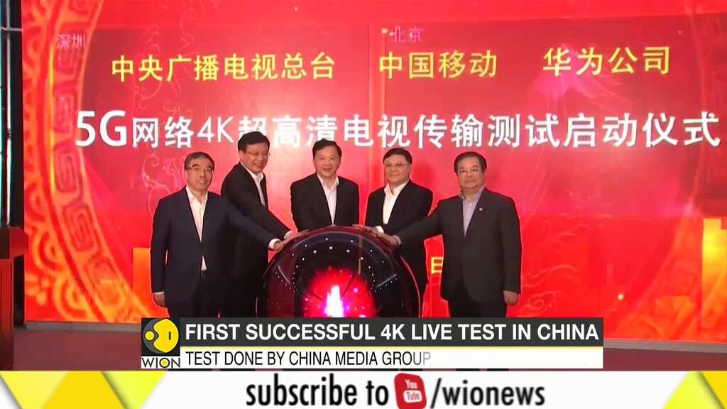 China conducts 4K live broadcast test over 5G network