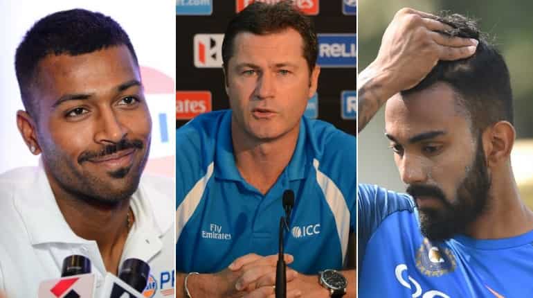 Give Hardik Pandya, KL Rahul another chance, appeals umpire Simon Taufel Give Hardik Pandya, KL Rahul another chance, appeals umpire Simon Taufel