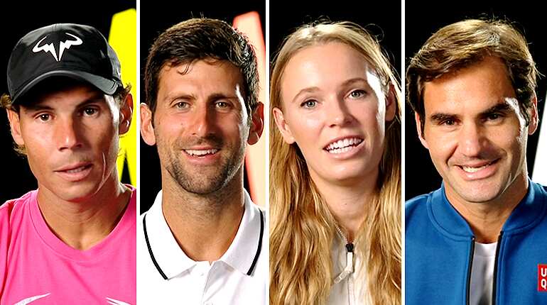 Players pay tribute to Andy Murray in Australian Open video