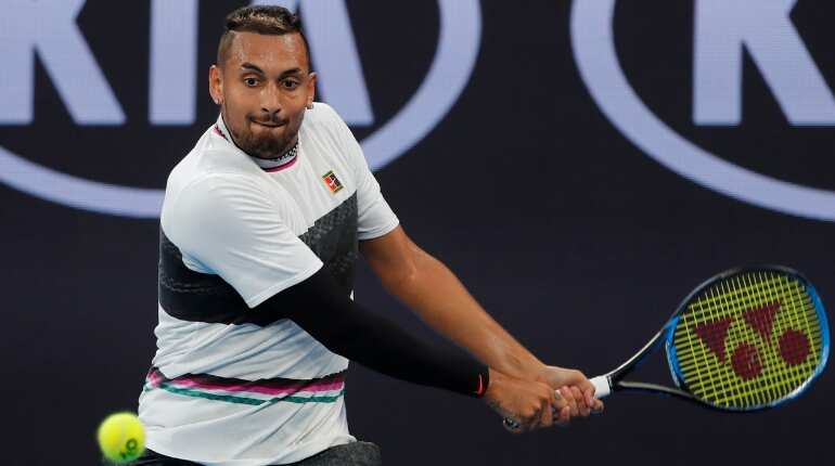 Injury-troubled Kyrgios falls