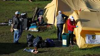 Colombia clears migrant camp as Venezuela exodus continues