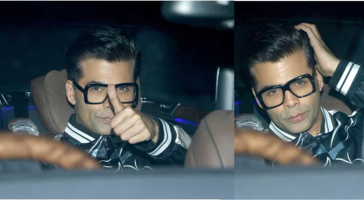 Karan Johar makes a stylish appearance