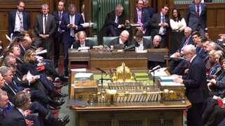 Brexit-voting town urges British MPs to grow up