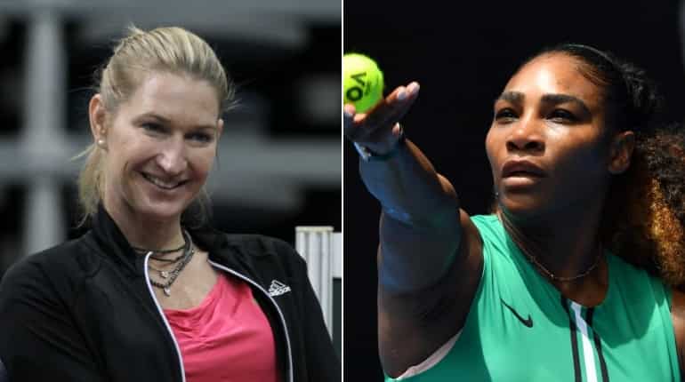 Steffi Graf backs Serena to surpass Margaret Court's Grand Slam record Steffi Graf backs Serena to surpass Margaret Court's Grand Slam record