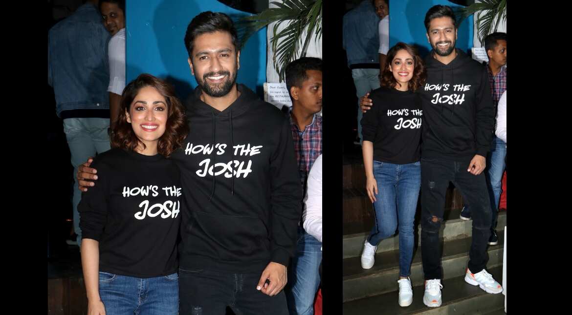 The team High-on-Josh at the success party
