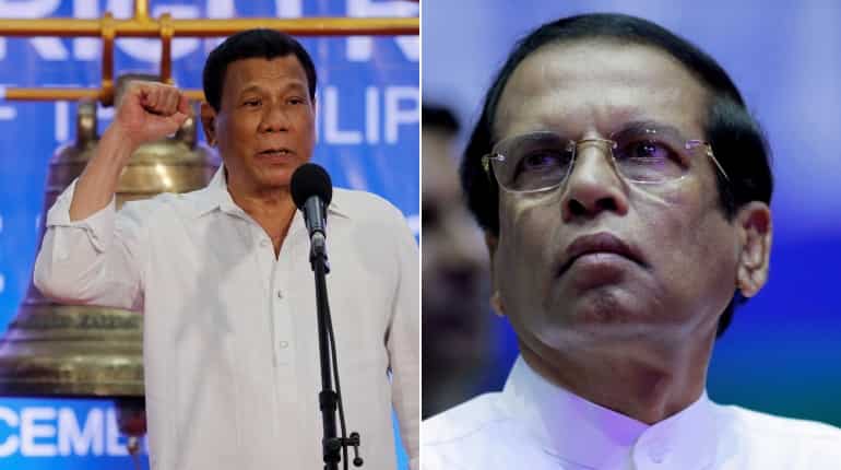 Activists decry Sri Lankan president's praise for Duterte's drugs war