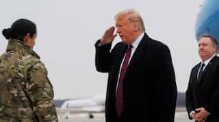 Trump receives remains of 4 Americans killed in Syria