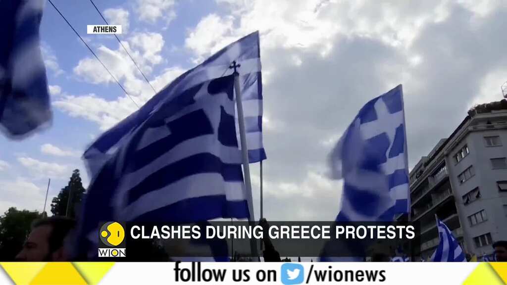 Thousands protest in Athens against Macedonia name change