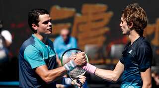 Raonic sweeps aside angry Alexander Zverev to reach Australian Open quarters
