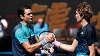 Raonic sweeps aside angry Alexander Zverev to reach Australian Open quarters