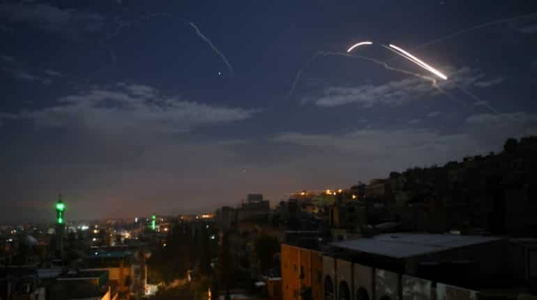 Israel launches strikes against Syria after missile attack