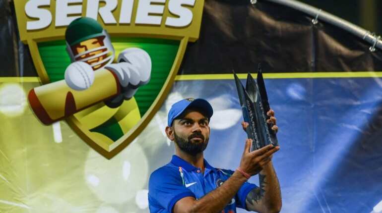 Kohli 's previous ICC records