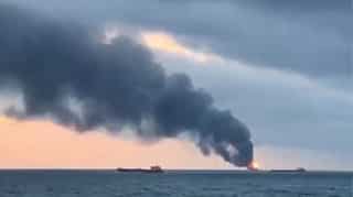 20 may have died after fire engulfs two ships near Crimea; Indian nationals also affected
