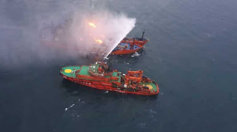 Crimea ship fire: Most Indian sailors safe, say Directorate General of Shipping officials Crimea ship fire: Most Indian sailors safe, say Directorate General of Shipping officials
