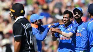 1st ODI: Chahal removes Taylor, Latham in quick succession; NZ are 107/5 after 24 overs