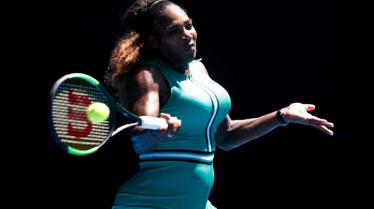 Serena struggled in 2nd set