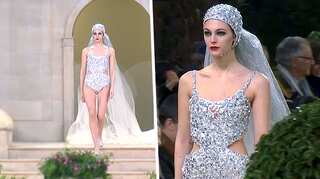 Karl Lagerfeld goes missing as Chanel showcases its collection at Paris Haute Couture show