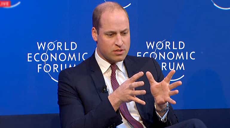 Britain's Prince William tackles mental health taboo at Davos Britain's Prince William tackles mental health taboo at Davos