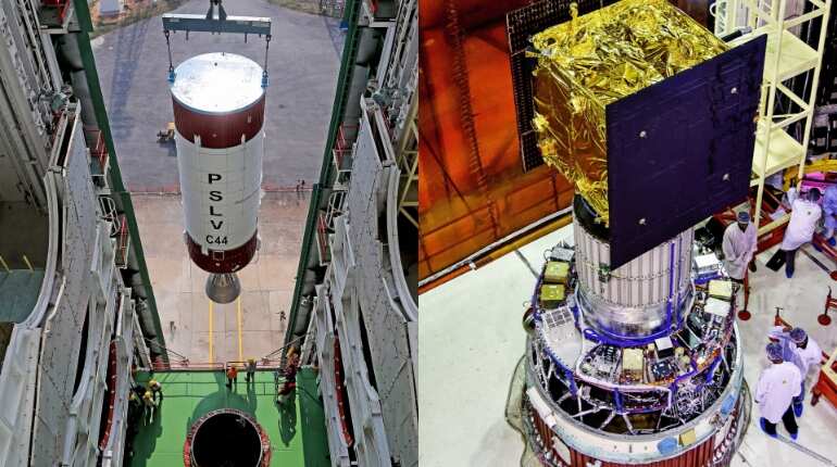 ISRO successfully launches PSLV-C44 rocket carrying Kalamsat & MicrosatR satellites