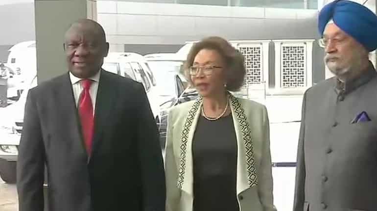 Republic Day chief guest, South Africa's Cyril Ramaphosa arrives in India