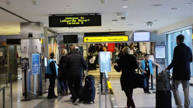 Delays at New York airport due to shutdown staff shortages