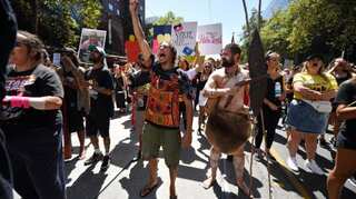 Protesters take out 'Invasion Day' rallies to oppose Australia Day holiday
