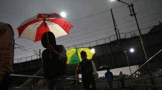 Delhi air improves to moderate with rain; relief unlikely to last