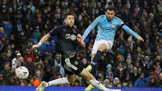 Manchester City rout Burnley in FA Cup as Shrews scare Wolves