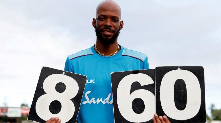 Unlikely hero Roston Chase joins elite list of Windies' bowlers