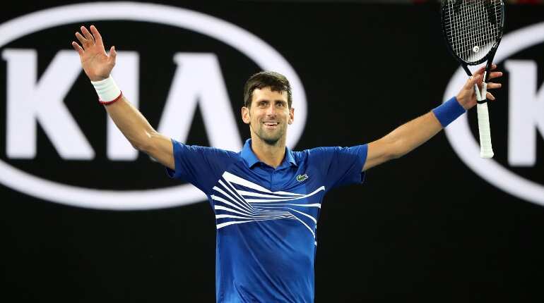 Novak Djokovic sets sight on Roger Federer's record of 20 Grand Slam titles