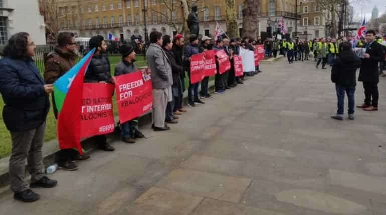Baloch activists hold awareness campaign in London to highlight issue of missing persons