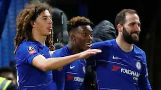 FA Cup: Willian double helps Chelsea beat Sheffield on Gonzalo Higuain debut