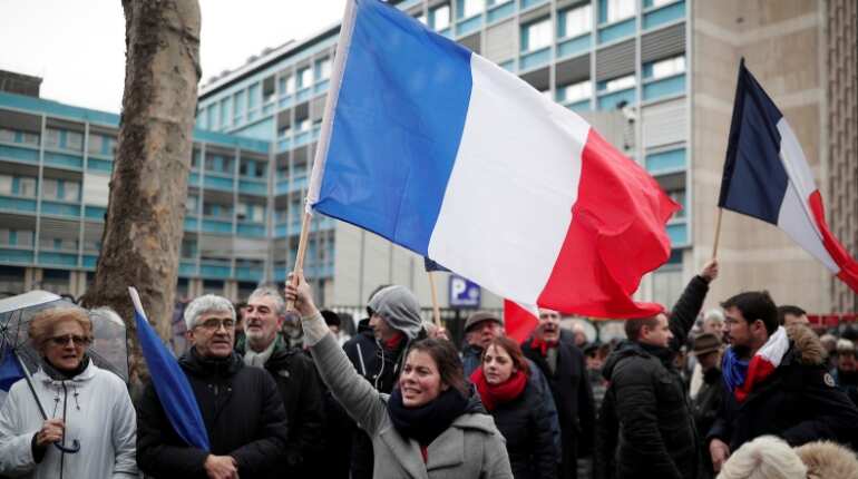 Protest turns violent