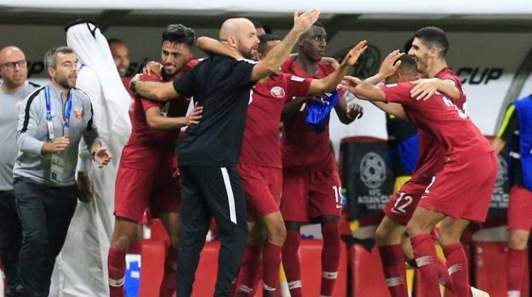Qatar reach Asian Cup final despite sandal-throwing UAE fans